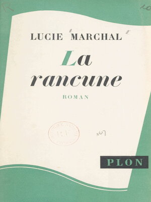 cover image of La rancune